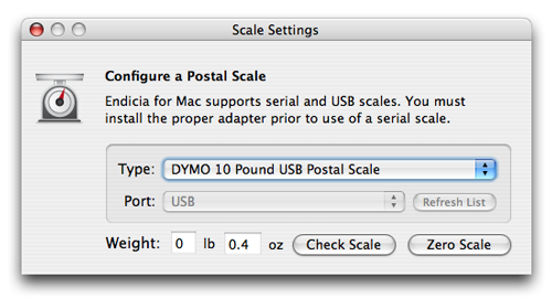 Setting Up A Scale